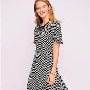 Talbots Black Dress Size 14 Matte Jersey LBD